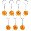 Anime Dragon Ball Series Keychain Charms Accessories 1-7 Star Dragon Balls Cosplay Keyring Car Keyring Pendant Holder Toys Gift. 