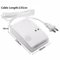 Gas Leak Detector Combustible Propane Butane Methane Smart Home Senor Natural Gas Safety Alarm Sensor Warning US Plug Smart Life. 