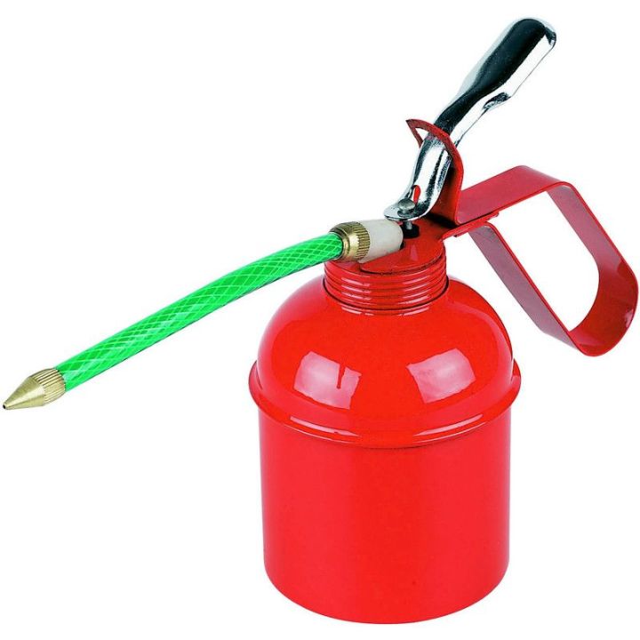 Oil Can Manual Lever Pump Lubricator - 1/4