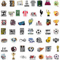 50Pcs Football Stickers Soccer Balls DIY Stickers Skateboard Motorcycle Suitcase Decor Phone Laptop Decals.