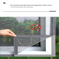 Summer, simple, grey, mosquito net with multiple sizes to choose from, adhesive 2cm tape, window screen, curtain mosquito net.