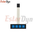 4 12 16 20 Key Button Membrane Switch 1x4 3x4 4x4 4x5 Keys Matrix Array Keyboard Keypad Control Panel DIY Kit For Arduino. 
