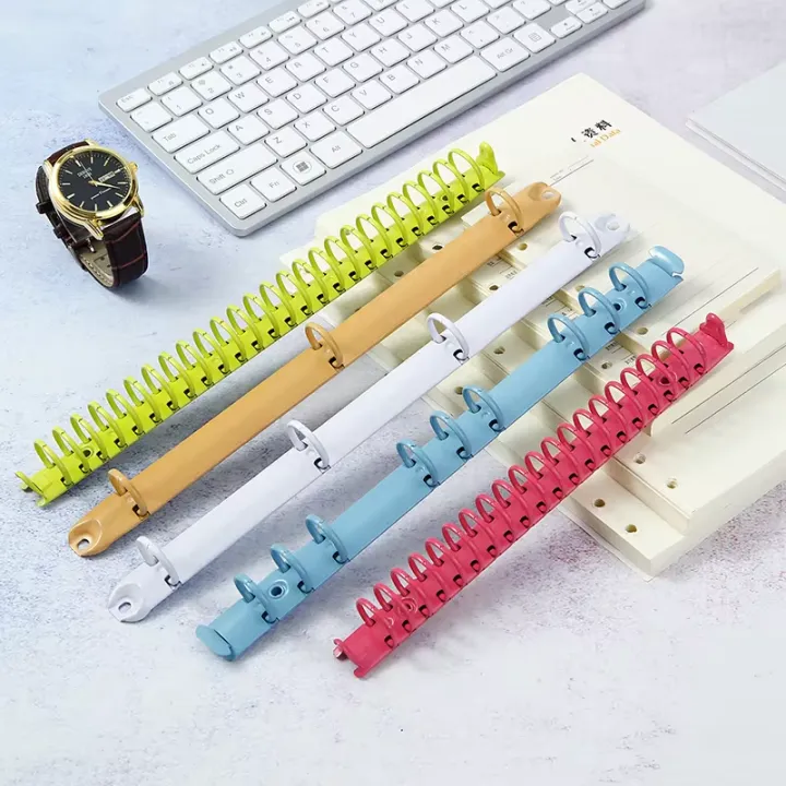 A5 A6 A7 Ring Binder Clips Loose-leaf Binding Strip Colorful Metal ...