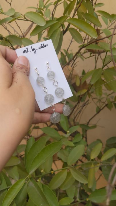 Resin long Earrings