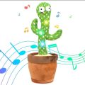 Danceing Cactus Electronics Plush Toy Soft Plush Doll For Baby Playing Item with voice repited & 120 music build in. 