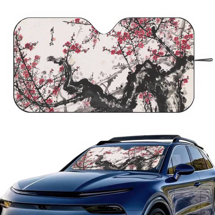 Chinese%20Plum%20Flower%20Sunshade%20Windscreen%203D%20Film%20Plaid%20%20Novelty%20Car%20Front%20Window%20Visor%2070x130cm%20Sun%20Visor%20Solar%20Protect%20-%20Image%207