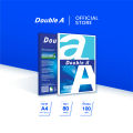 Double A copy paper A4 80gsm 100 sheets 1 pack. 