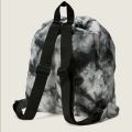 Victoria’s Secret PINK Packable Backpack NWT - Tie Dye Black, White, Gray. 