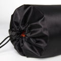 1 Breathable Yoga Mat Storage Mesh Bag - Durable Oxford Fabric, Black with Shoulder Strap, Perfect for Everyday Use and Fitness.