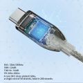 KBEAR T1 Decoding Cable Thickened transparent PVC material 3.5MM headphone jack 4 cores of silver-plated OFC wire Decoding Cable. 