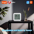 Mini Zigbee 3.0 Temperature Humidity Sensor LCD Screen App Remote Control Thermometer via Tuya Smart Life for Smart Home.