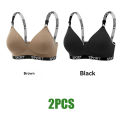 Cross Border Trade Underwear Women Thin Style Without Steel Rings Comfortable Folding Bra Shoulder Strap Sports Breathable Bra. 