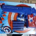 Captain America Soft Bullets Toy Gunn Foam Darts Shooting Toy Small size. 