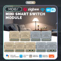 MOES Star Ring Mini DIY Smart Switch Tuya ZigBee/WiFi Light/Dimmer/Curtain Module Remote Control Alexa  Home 1/2 Gang lightify. 