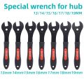 BOY Bicycle Hub Wrench Repair Tool  2mm Bicycle Hub Cone Wrench 13/14/15/16/17/18/19mm Open Cone Wrench pen gpt. 