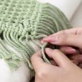 3mm 100% Cotton Cord Colorful Handmade Rope Twisted Macrame String DIY Home Wedding Decoration Supply Film Packaging 100m. 