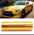 12x24 Inch Steel Golden Vinyl Car Wrapping Decal Car Motorcycle Laptop Bike Helmet Decoration Sticker Wrapping. 