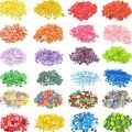 100PCS Colorful Mixed Resin Buttons Rotundity Household Handmade DIY Sewing Supplies Clothing Accessories Material Bags TMZ. 