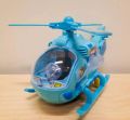 MUSICAL BUMP AND GO HELICOPTER TOY WITH LIGHTS AND SOUND. 