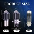 1PCS 10000LM H4 LED Motorcycle Headlight H6 BA20D P15D Led CSP Lens White Yellow Hi Lo Beam Motorbike Scooter Running Light. 