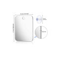 1pcs Acrylic Mirror With Wall Suction Shower Mirror For Man Shaving Women Makeup Portable Travel Bathroom Accessories.