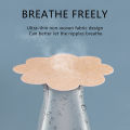 Disposable non-woven fabric breast patch, breathable invisible chest patch nipple cover dew point protection.