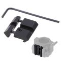 Scope Adapter Mount Base 11mm Dovetail to 20mm Weaver Picatinny Rail Mount Hunting Rifle Ring Converter Accessory. 