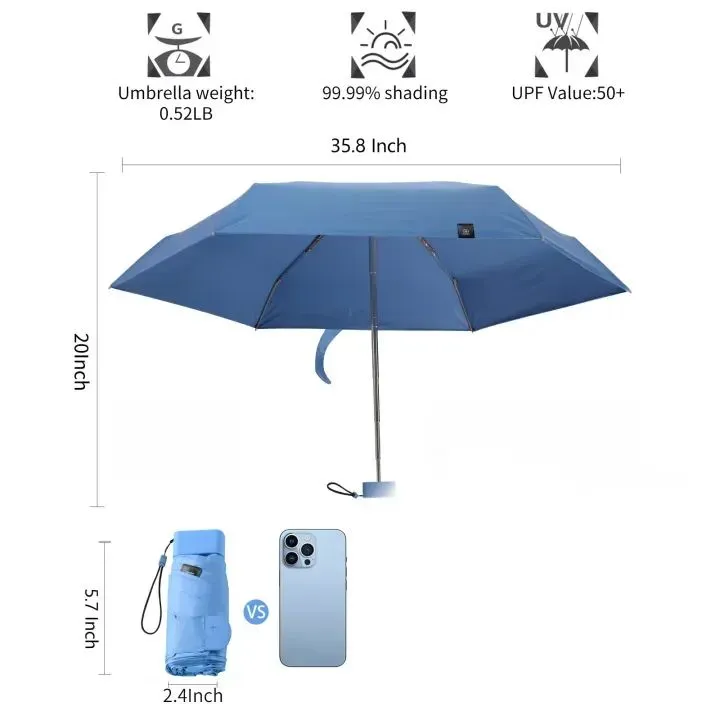 High%20Quality%20Personal%20Waterproof%20Sombrillas%20Women%205%20Fold%20Small%20Gift%20Ladies%20Girls%20Light%20C...%20-%20Image%203