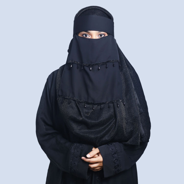 Stylish%20Double%20Layer%20Niqab%20with%20Sequins%20&%20Beads%20%7C%20Adjustable%20Elastic%20%7C%20Trendy,%20Comfortable,%20Easy-to-Wear%20Design%20for%20Women%20-%20Image%207