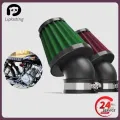 Motorcycle Air Filter 42mm 48mm Cleaner Clamp-on 45 Degree Bend Air Intake Filters Motorbike. 
