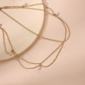 Women Head Jewelry Hair Chain Simple Shining Sequins Head Ornaments Pendant Head Chain Head.