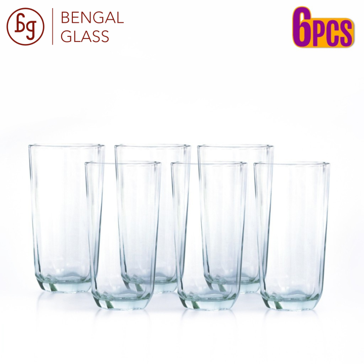 Bengal Glass | Topaz Drinking Glass – 6pcs Set | 315 ml Durable ...