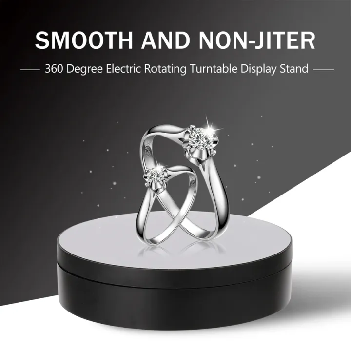 Motorised%20Rotating%20Mirror%20Display%20Stand,360%20Degree%20Turntable,%20Jewellery%20Holder,USB%20Power%20Supply,%20Rotating%20Shooting,%20Three%20Speeds%20-%20Image%204