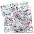 Water color set kids jigsaw water coloring book Water coloring book Water coloring pictures mixed child developmental art coloring. 