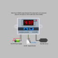 W3005 Digital Humidity Controller XH-W3005 12V 24V 220V Humidistat Hygrometer Humidity Control Switch Regulator Humidity Sensor.