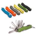 Key Holder Clip Organizer Compact Keychain Key Hard Aluminum Oxide Intelligent Flexible Aerospace Case（Random Color）. 