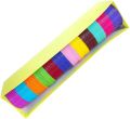 144PCs Thin Multi Color Plastic Bangles (2.4/Medium) - 144 Bangles. 