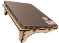 Laser Cut Wooden Layout Laptop Stand Made of Plywood CDR and DXF File. 