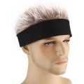 Wig Hats for Men Knitted Spiked Hairs Hip Hop Hat Novelty Hair Visor Cap Adjustable Unisex Cycling Bicycle Cap Fake Hair Wig. 