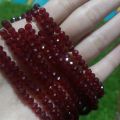 4mm Glass Crystal beads, Maroon beads, jewellery making accessories, jewellery beads. 