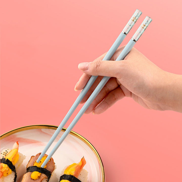 5%20Pair%20Japanese%20Chopsticks%20Non-Slip%20Sushi%20Chop%20Sticks%20Set%20Chinese%20Eco-Friendly%20Reusable%20Amber%20Sakura%20Pattern%20Chopsticks%20Kitchen%20-%20Image%204