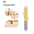 12mm shank 1/2" Shank Template Trim Router Bit - Bottom Cleaning Woodworking cutter Tenon Cutter for Woodwork. 