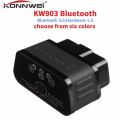 KONNWEI KW903 ICAR2 ELM327 V1.5 Bluetooth Chip PIC18F25K80 Auto Fault Detector OBDII Diagnostic Scanner OBD2 tool for Android. 