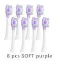 8PCS Replacement Brush Heads for  MIJIA MES609/610 Pro Sonic Electric Toothbrush Sealed Package. 
