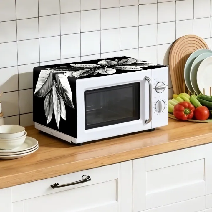 35x85cm%20Black%20Leaves%20Polyester%20Oven%20Dust%20Cover%20Autumn%20Leaf%20Printed%20Microwave%20Dust%20Cover%20Anti-Oil%20Dustproof%20Kitchen%20Home%20Decor%20-%20Image%205