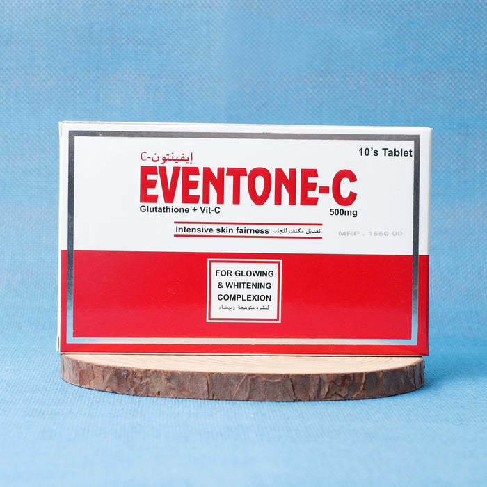 EVENTONE C TABLETS ( BODY WHITENING & MINIMIZES FINE LINES, WRINKLES, AND PORES 500gm