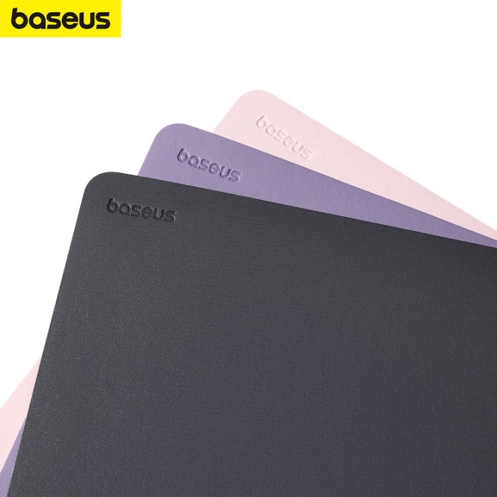 Baseus Simple Color PU Leather Mouse Mat Anti-slip Waterproof 26*21cm ...