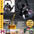 Enamel Coated Tea Kettle Tea Pot. 