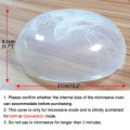 Microwave Splatter Cover Large 12inch Clear Splatter with Handle Vents Safe Plastic Heating Splash Guard Lid, Dishwasher Safe. 