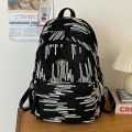 Korean Large Capacity Backpack for Girls - Stylish School and College Book Bag, Multiple Compartments. 